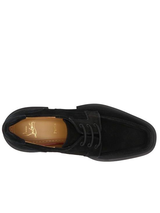 Christian Louboutin Our Georges Black Suede Lace-Up Shoes Size 11 New main image 5